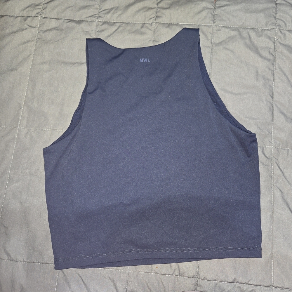 Madewell Navy Blue Tank Top Size S - Picture 4 of 4